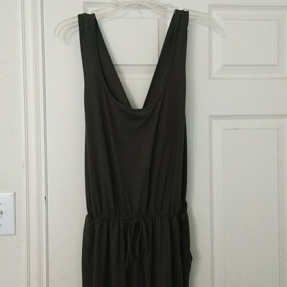 XL WOMENS GREEN ROMPER JUMPSUIT
